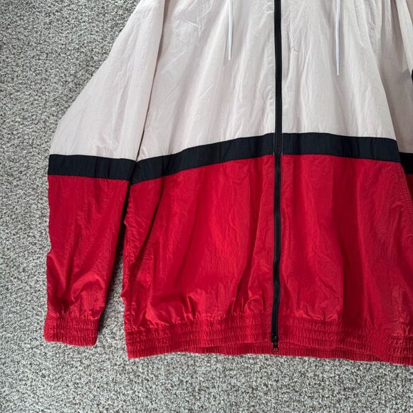 Nike Air Jordan Jacket Men 2XL XXL Red White JSW Diamond Track Windbreaker Adult - Picture 6 of 16